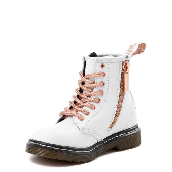rose gold doc martens